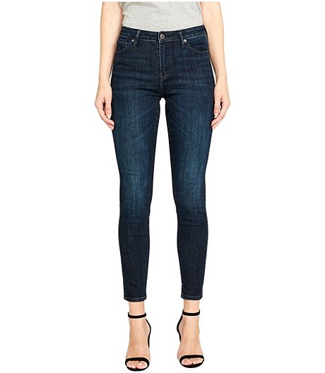 Women's Alexa Mid Rise Super Skinny Jeans Dark Indigo - ONLINE ONLY