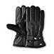 Men's Goatskin Leather T-Max Insulated Gloves with Snaps - Black