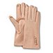 Women's Russian Velvet Touch Screen Compatible Gloves with Buttons