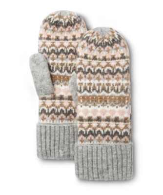 lined mittens womens