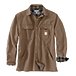 Men's Ripstop Flannel-Lined Snap Front Shirt Jacket - Canyon Brown - Online Only
