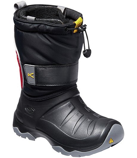 Boys' Youth Lumi Boot II Ultra Lightweight Waterproof Winter Boots Black Red - ONLINE ONLY