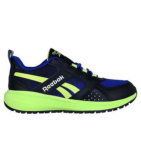 Boys' Youth Road Supreme Sneaker Shoes - Black Cobalt Yellow
