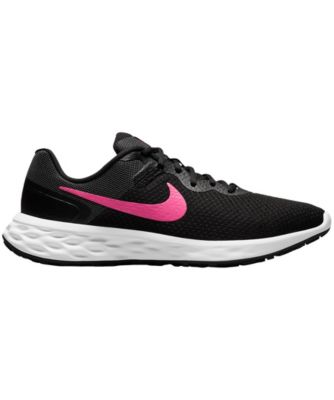 nike running shoes women black and pink