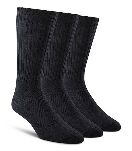 Men's 3 Pack Casual Rib Socks
