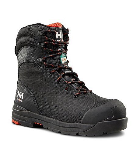 Men's Aluminum Toe Composite Plate 8 Inch High Abrasion Waterproof Work Boots