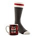 Heritage 2-Piece Plaid Mug and Sock Gift Set 