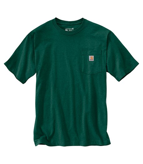 T-shirt de travail HTR à manches courtes et à poche, pour hommes - North Woods