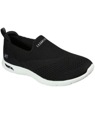 skechers slip on walking shoes for women