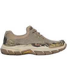 Skechers Chaussures à enfiler avec cordon élastique pour hommes, Respected - Loleto, marron/camouflage