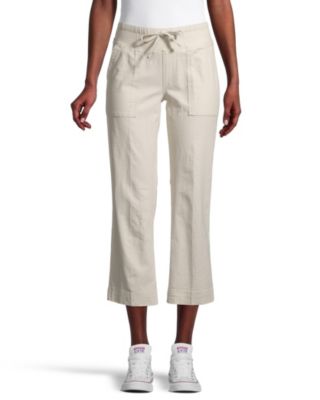 linen capri pants womens