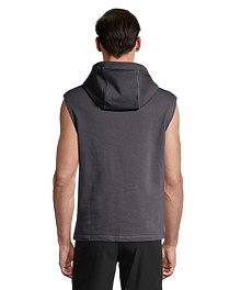 Matrix Chandail à capuche sans manches en tissu éponge extensible pour hommes