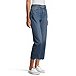 Women's Relaxed Fit High Rise Straight Leg Cropped Jeans - Dark Indigo