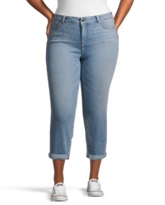 levi's curvy straight crop jeans