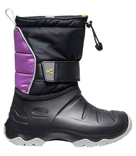 Girls' Youth Lumi Boot II WP Ultra Lightweight Waterproof Winter Boots Black Purple - ONLINE ONLY