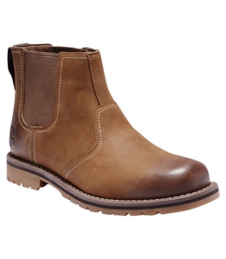 Men's Larchmont Gripstick Waterproof Chelsea Boots - Brown