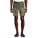 Men's Mid Rise Quick Dry Stretch Textured Graphic Boardshorts