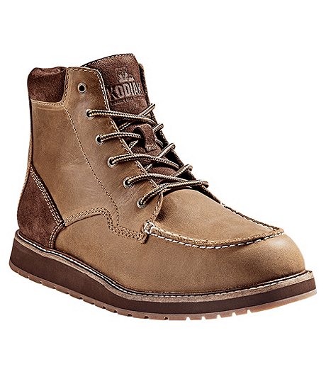 Men's Devick 6 Inch Leather Boots  - Brown - ONLINE ONLY