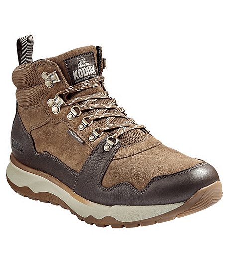 Men's Stave Waterproof Insulated Leather Hiking Boots - Dark Brown  - ONLINE ONLY