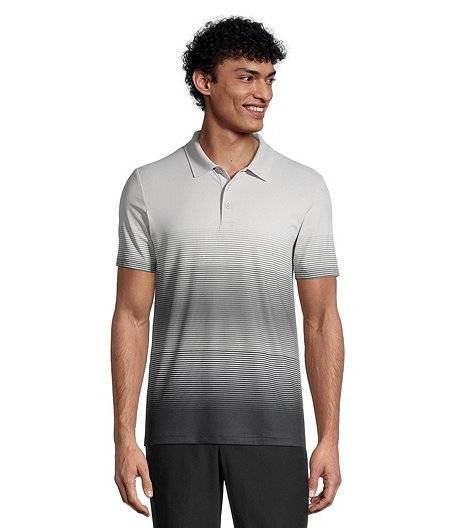 Men's driWear Polo Shirt - Ombre Stripe