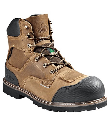 Men's Composite Toe Composite Plate Kodiak Generations Widebody 6 Inch Waterproof Work Boots - ONLINE ONLY