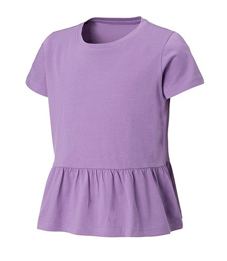 Girls' 6-16 Years Campbell Peplum Short Sleeve T Shirt