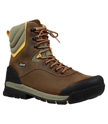 Men's Composite Toe Bedrock CSA 8 Inch Insulated Waterproof Work Boots