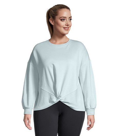 Women's French Terry Knot Pullover