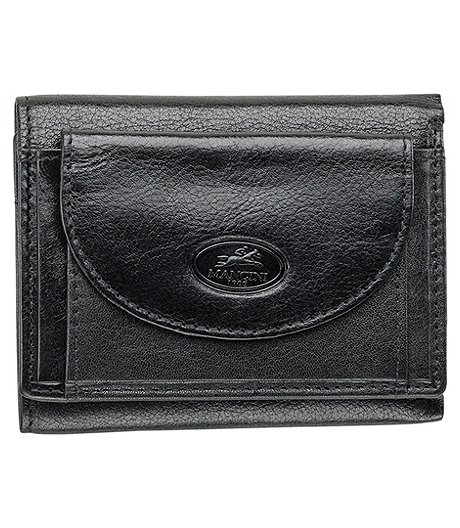 Men's Equestrian RFID Secure Trifold Wing Wallet Black - ONLINE ONLY