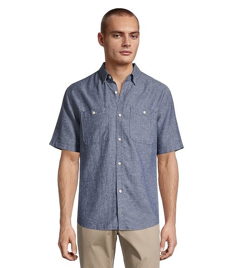 Men's Classic Short Sleeve Fit Hemp Shirt