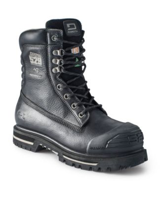 white steel toe work boots