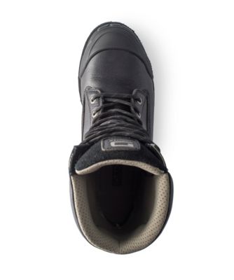 insulated work boots black