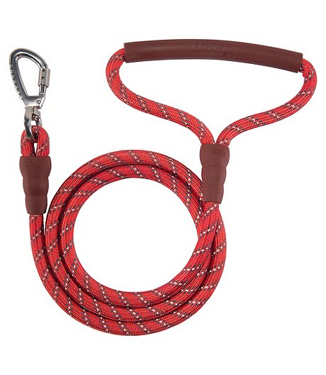 Premium Rope Dog Leash with Rubber Handle