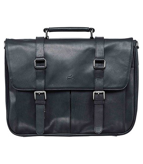Men's Buffalo Laptop Briefcase Black - ONLINE ONLY