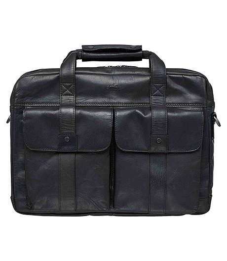 Men's Buffalo Laptop Briefcase Black - ONLINE ONLY