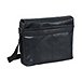 Unisex Buffalo Messenger Bag with Laptop Compartment Black - ONLINE ONLY