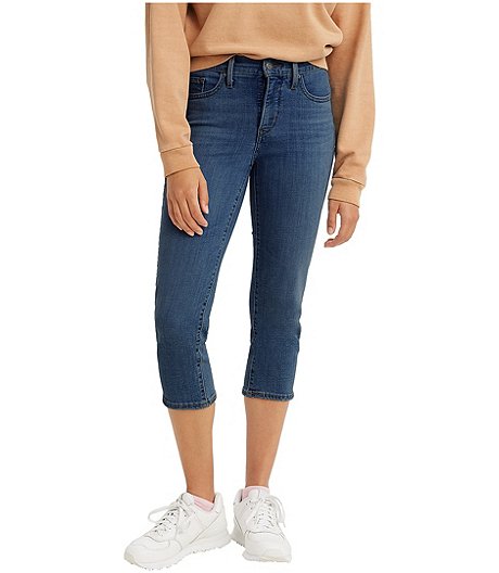 Levi’s 311 Shaping Skinny Capri White Jeans 