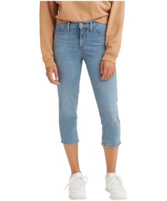 womens levi denim capris