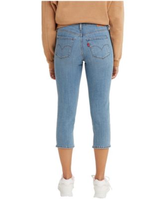 levi's women's mid rise skinny crop jean