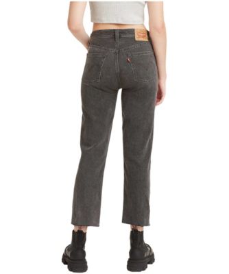 levi's mid rise cropped jeans