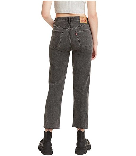 Women's 501 Mid Rise Cropped Jeans - Black | Mark's
