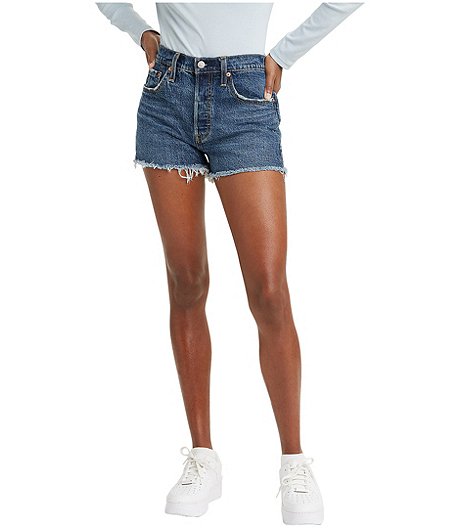 Women's 501 High Rise Jean Shorts - Dark Indigo | Mark's