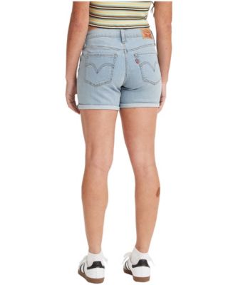 levis womens mid rise shorts