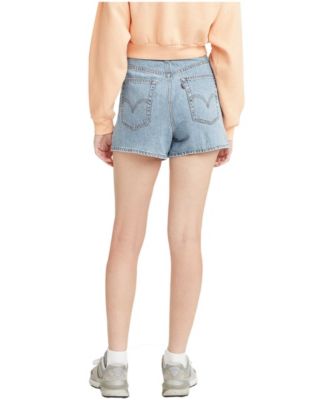 levi mom shorts high rise