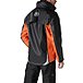 Men's West Coast PU Waterproof Jacket - Black Orange