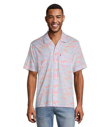 Men's Short Sleeve Relaxed Fit Classic Camper Shirt