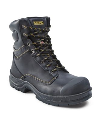 zip up steel toe work boots