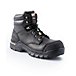 Men's 6 Inch Composite Toe Composite Plate Leather Flex Work Boots - Black