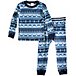 Toddler Boys' Soft Cozy Long Sleeve Top and Pants Thermal Set - Wolf-Deer