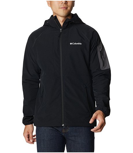 Men's Tall Heights Water Resistant Hooded Softshell Jacket